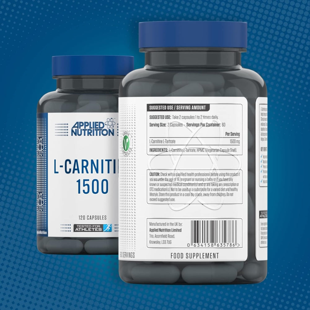Applied Nutrition L-Carnitine Tartrate 1500 120 veg caps