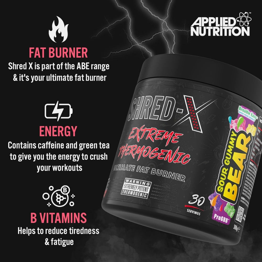 Applied Shred-X Thermogenic Powder 30srv (HALAL)