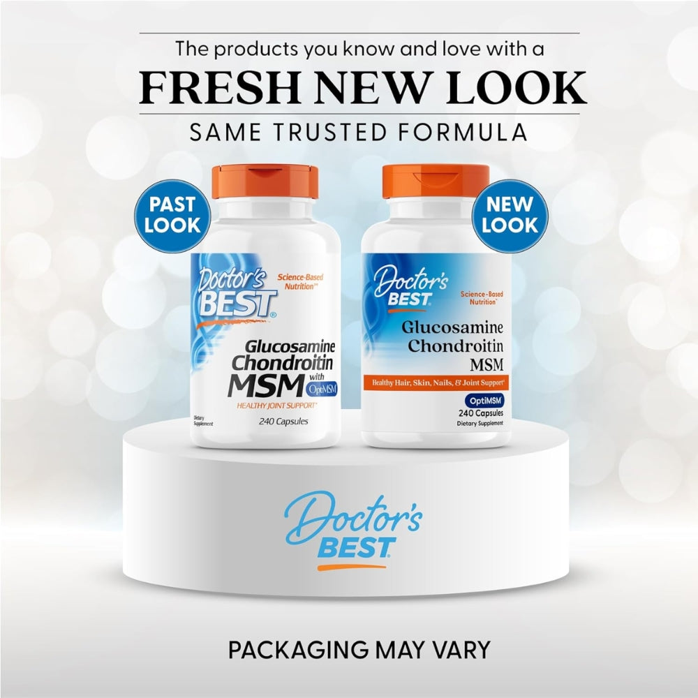 Doctor's Best Glucosamine Chondroitin MSM 240 caps (exp Aug 2026)