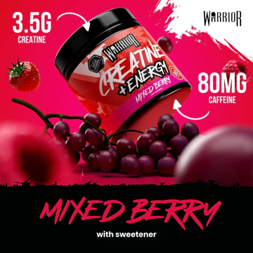 Warrior Creatine Plus Energy 80srv