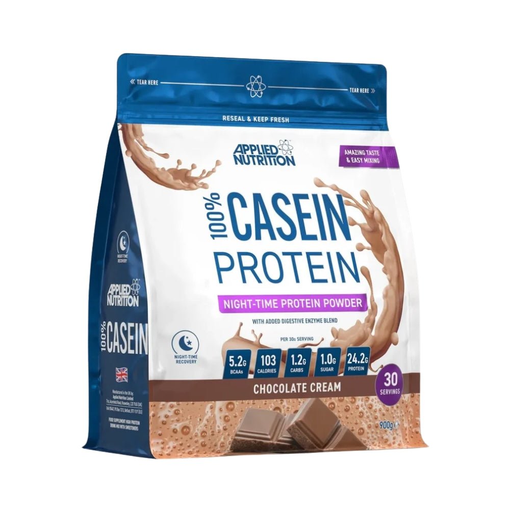 Applied 100% Casein Protein (per 30g scoop: 25.4g protein, 1.2g carb, 105 cal) HALAL 5056555203163 - The Supplement Warehouse Pte Ltd