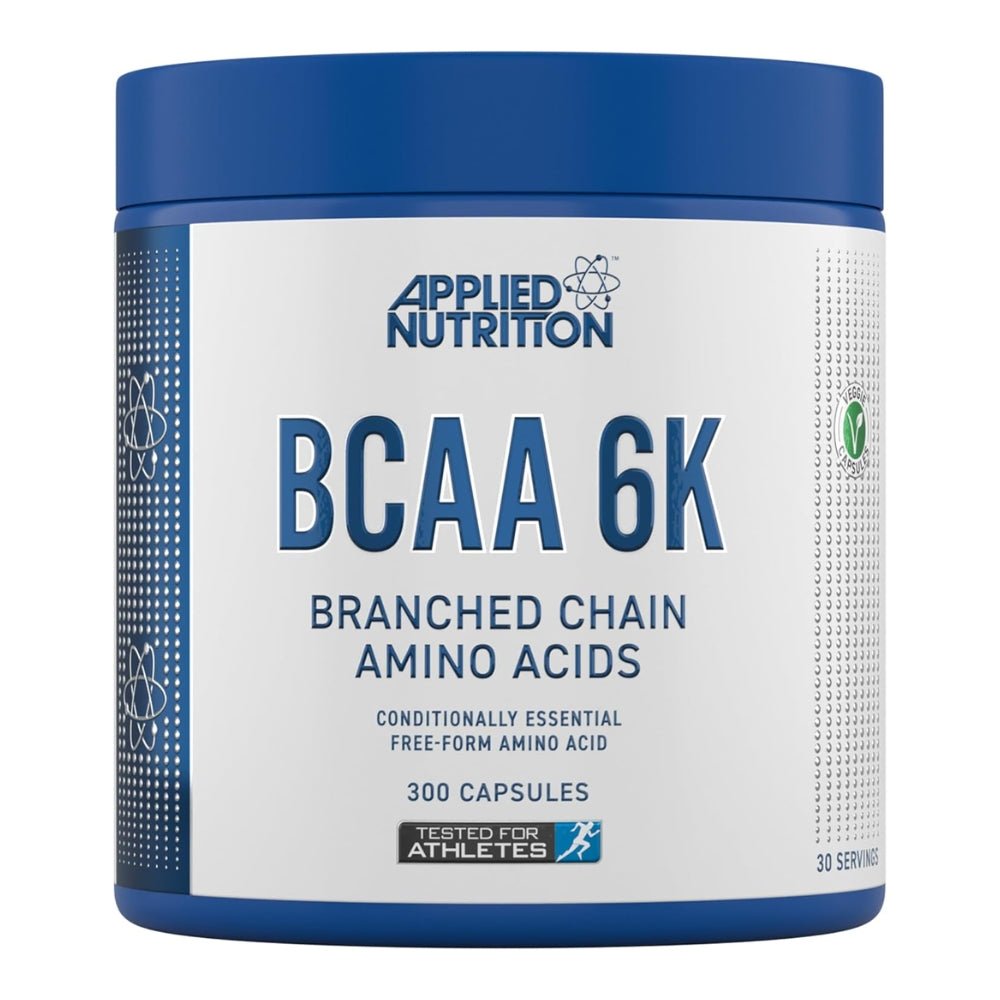 Applied BCAA 6K 4:1:1 300 veg caps (HALAL) 5056555205372 - The Supplement Warehouse Pte Ltd