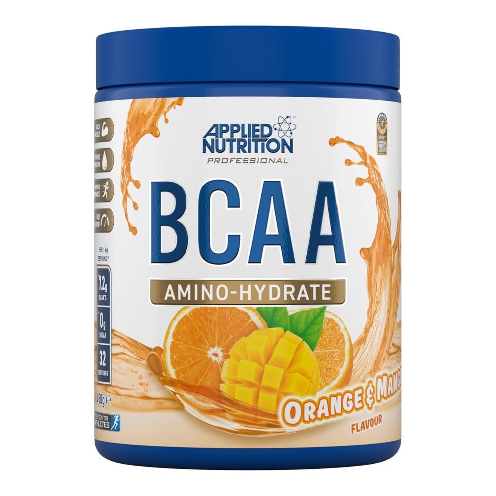 Applied BCAA Amino - Hydrate Recovery (per scoop 7.2g BCAAs, 3g Glutamine, 1g Citrulline) 32 scoops 450g HALAL (Exp Dec 2025 to Aug 2026) 5056555206270 - The Supplement Warehouse Pte Ltd