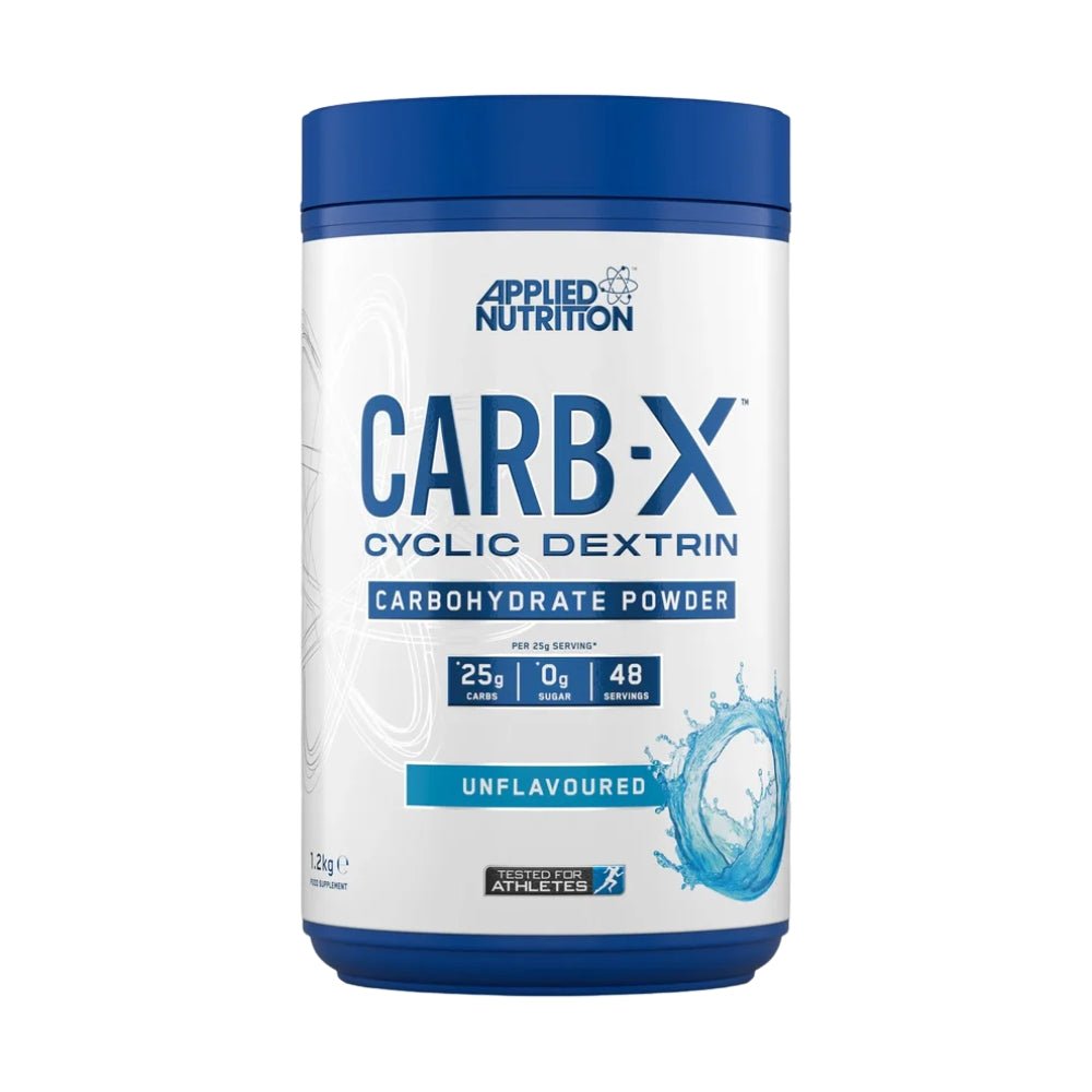 Applied Carb - X 100% Cyclic Dextrin Carbohydrates (per 25g scoop: 25g carbs, 0g sugar, 0g fat) HALAL 5056555206379 - The Supplement Warehouse Pte Ltd