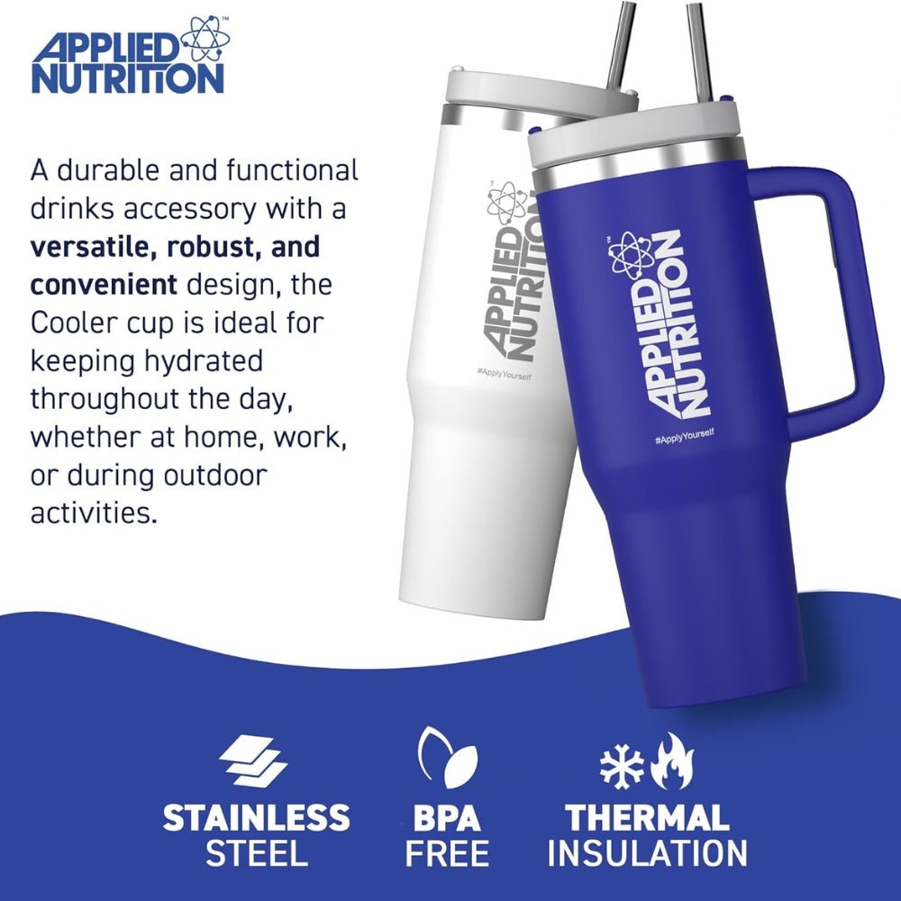 Applied Cooler Tumbler Cup (with double - wall vacuum insulation) 1.2L 5056555206744 - The Supplement Warehouse Pte Ltd