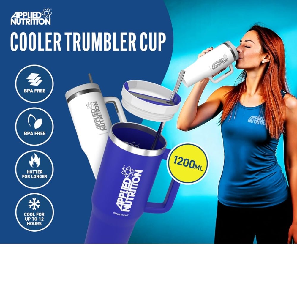 Applied Cooler Tumbler Cup (with double - wall vacuum insulation) 1.2L 5056555206744 - The Supplement Warehouse Pte Ltd