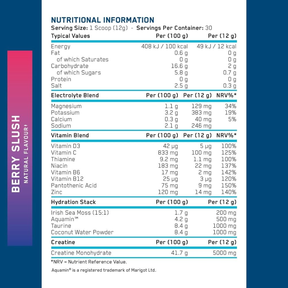 Applied Creatine + Hydration 30srv 5056555210307 - The Supplement Warehouse Pte Ltd