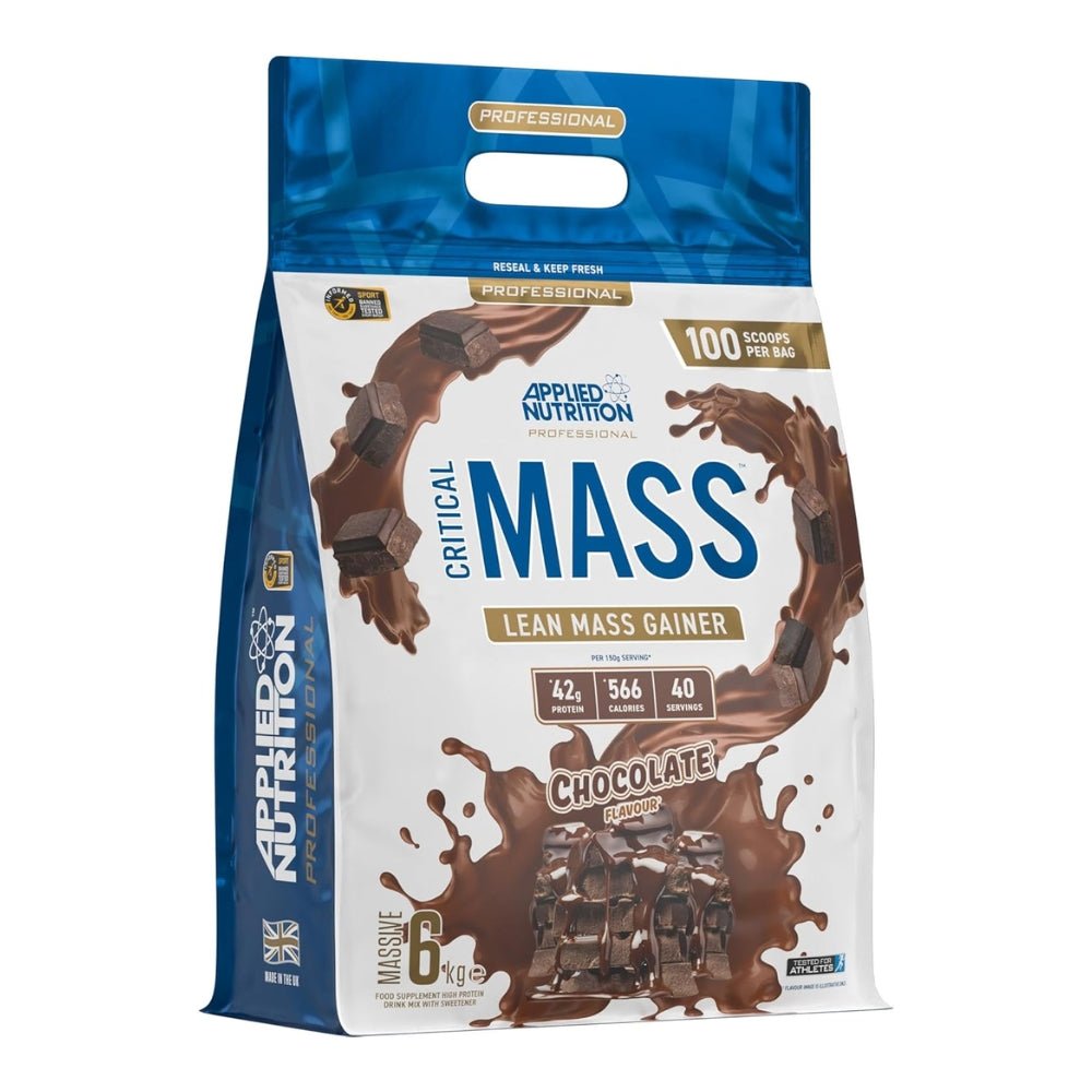 Applied Critical Mass Professional Lean Mass Gainer (per 60g scoop 17g Protein, 30g Carbs, 226 Calorie) HALAL 5056555204504 - The Supplement Warehouse Pte Ltd