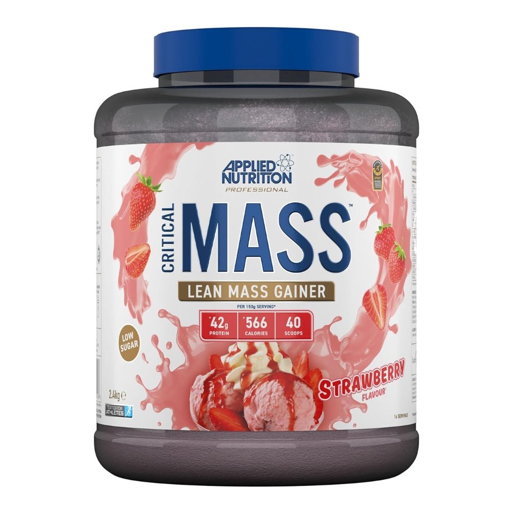 Applied Critical Mass Professional Lean Mass Gainer (per 60g scoop 17g Protein, 30g Carbs, 226 Calorie) HALAL 5056555205068 - The Supplement Warehouse Pte Ltd