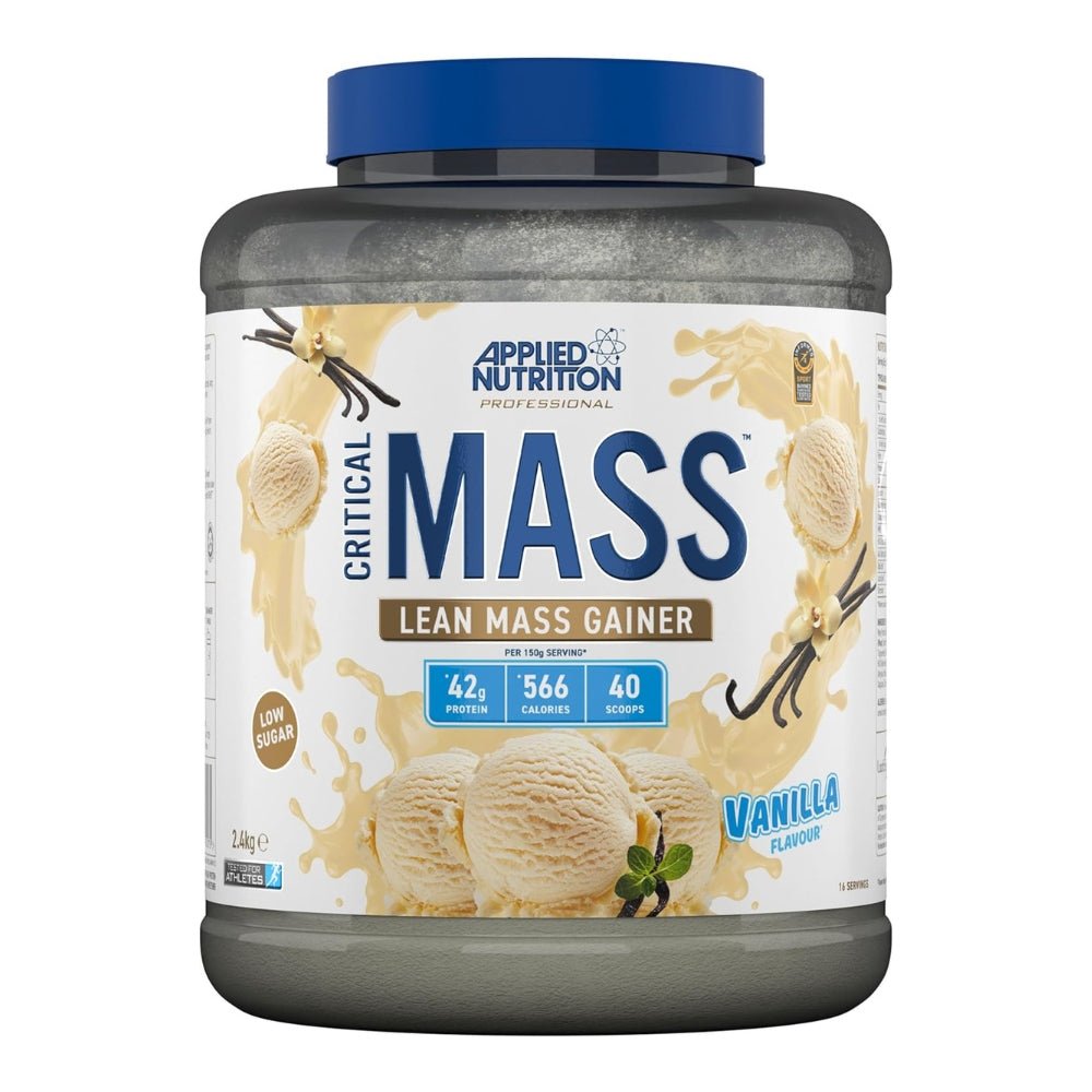 Applied Critical Mass Professional Lean Mass Gainer (per 60g scoop 17g Protein, 30g Carbs, 226 Calorie) HALAL 5056555205075 - The Supplement Warehouse Pte Ltd