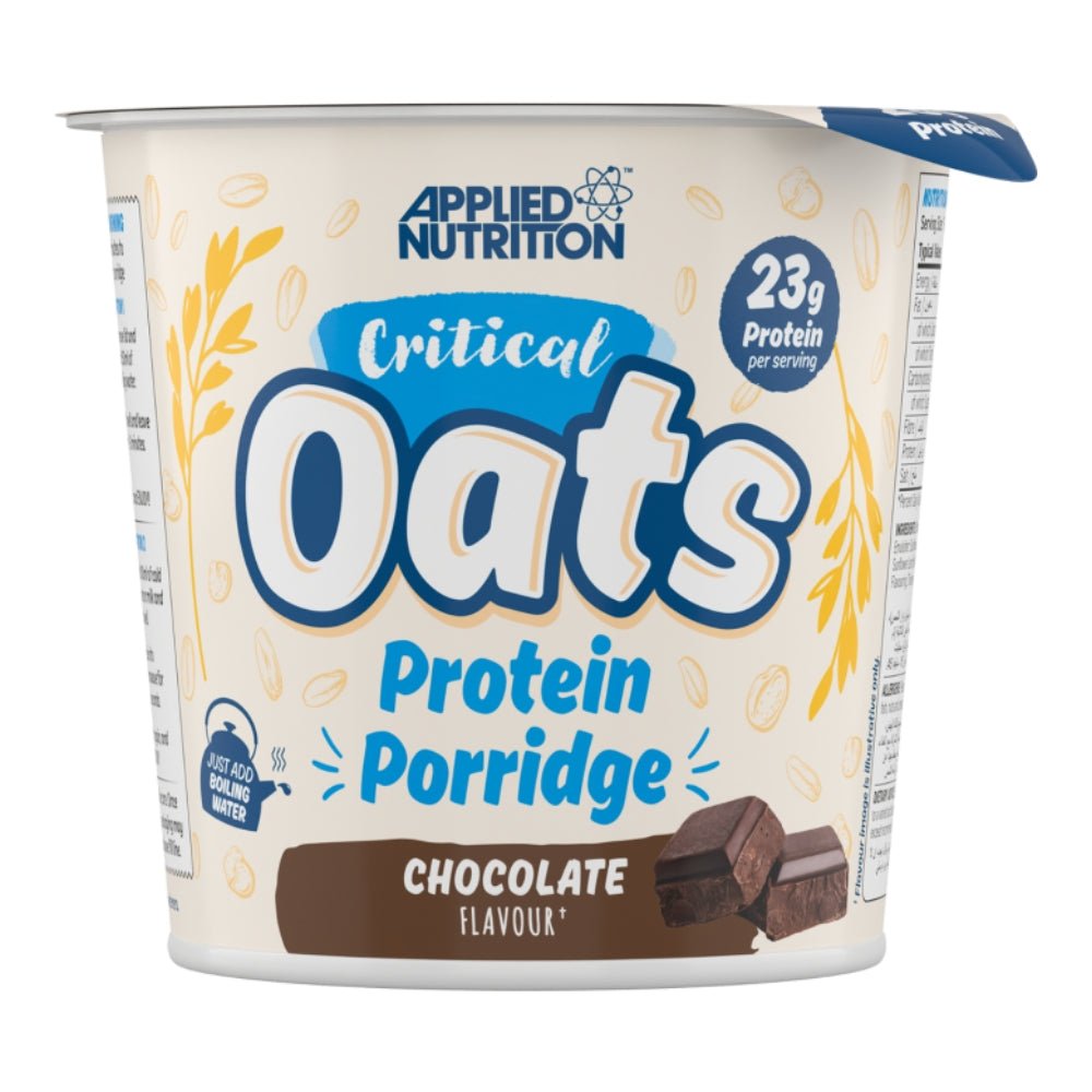 Applied Critical Organic Oats Protein Porridge HALAL (per scoop: 23g protein 23g carb 238 cal) 5056555205129new - The Supplement Warehouse Pte Ltd