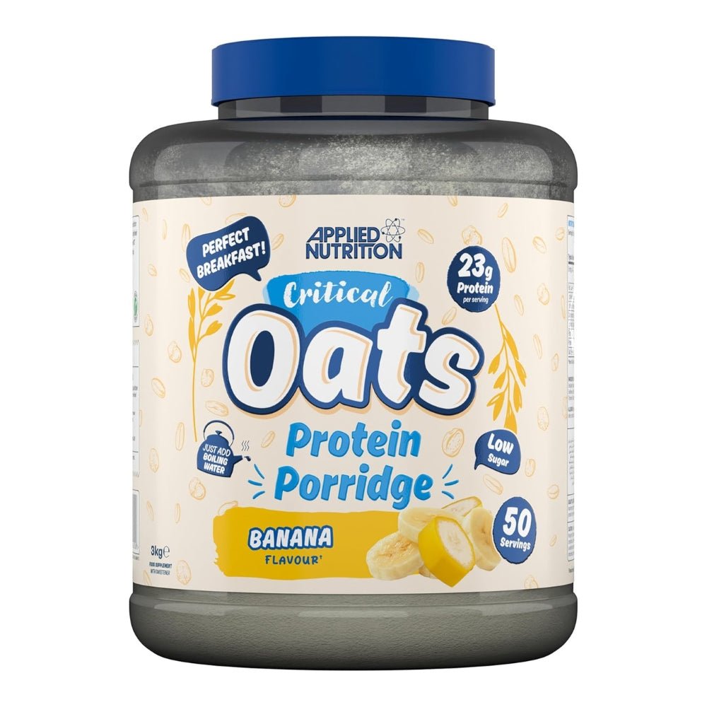 Applied Critical Organic Oats Protein Porridge HALAL (per scoop: 23g protein 23g carb 238 cal) 5056555206058 - The Supplement Warehouse Pte Ltd