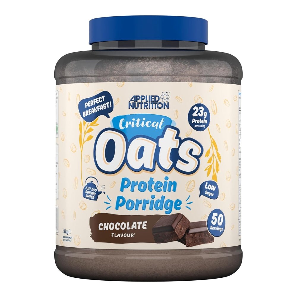Applied Critical Organic Oats Protein Porridge HALAL (per scoop: 23g protein 23g carb 238 cal) 5056555206072 - The Supplement Warehouse Pte Ltd