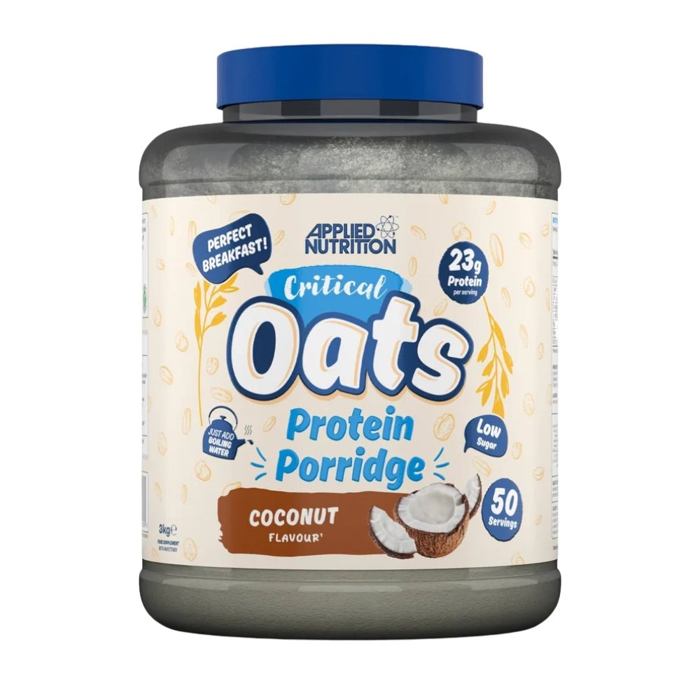 Applied Critical Organic Oats Protein Porridge HALAL (per scoop: 23g protein 23g carb 238 cal) 5056555206089 - The Supplement Warehouse Pte Ltd