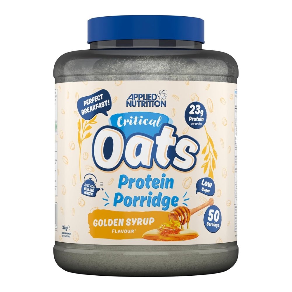 Applied Critical Organic Oats Protein Porridge HALAL (per scoop: 23g protein 23g carb 238 cal) 5056555206102 - The Supplement Warehouse Pte Ltd
