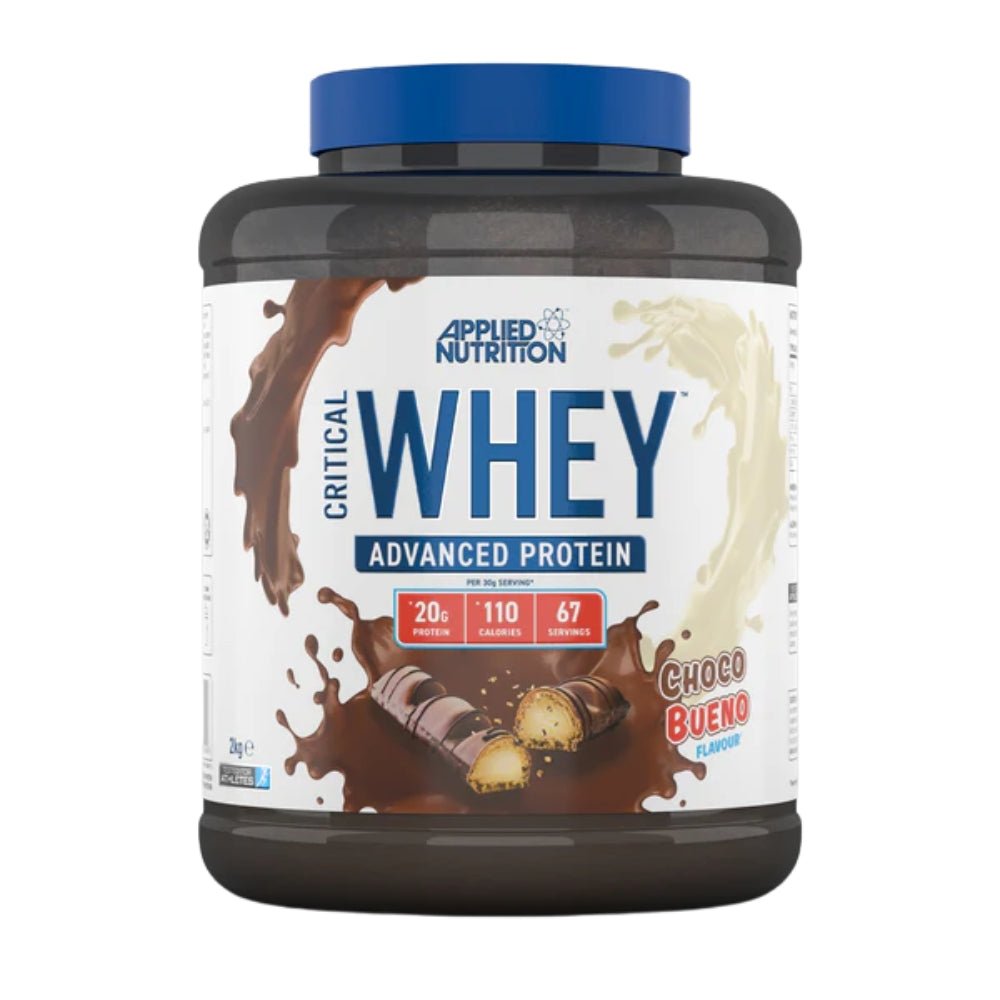 Applied Critical Whey Protein (per 30g scoop: 21g protein, 1.8 carb, 109 cal) HALAL 5056555202456 - The Supplement Warehouse Pte Ltd