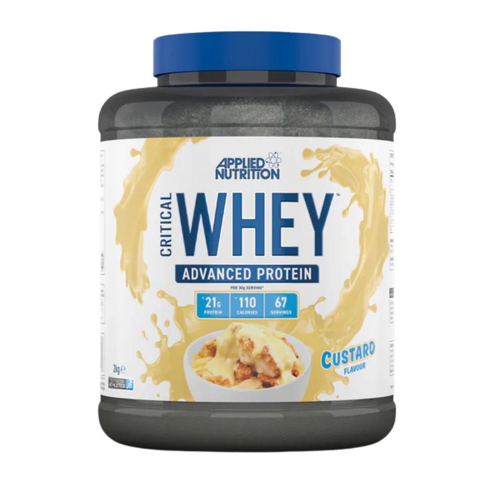 Applied Critical Whey Protein (per 30g scoop: 21g protein, 1.8 carb, 109 cal) HALAL 5056555202487 - The Supplement Warehouse Pte Ltd