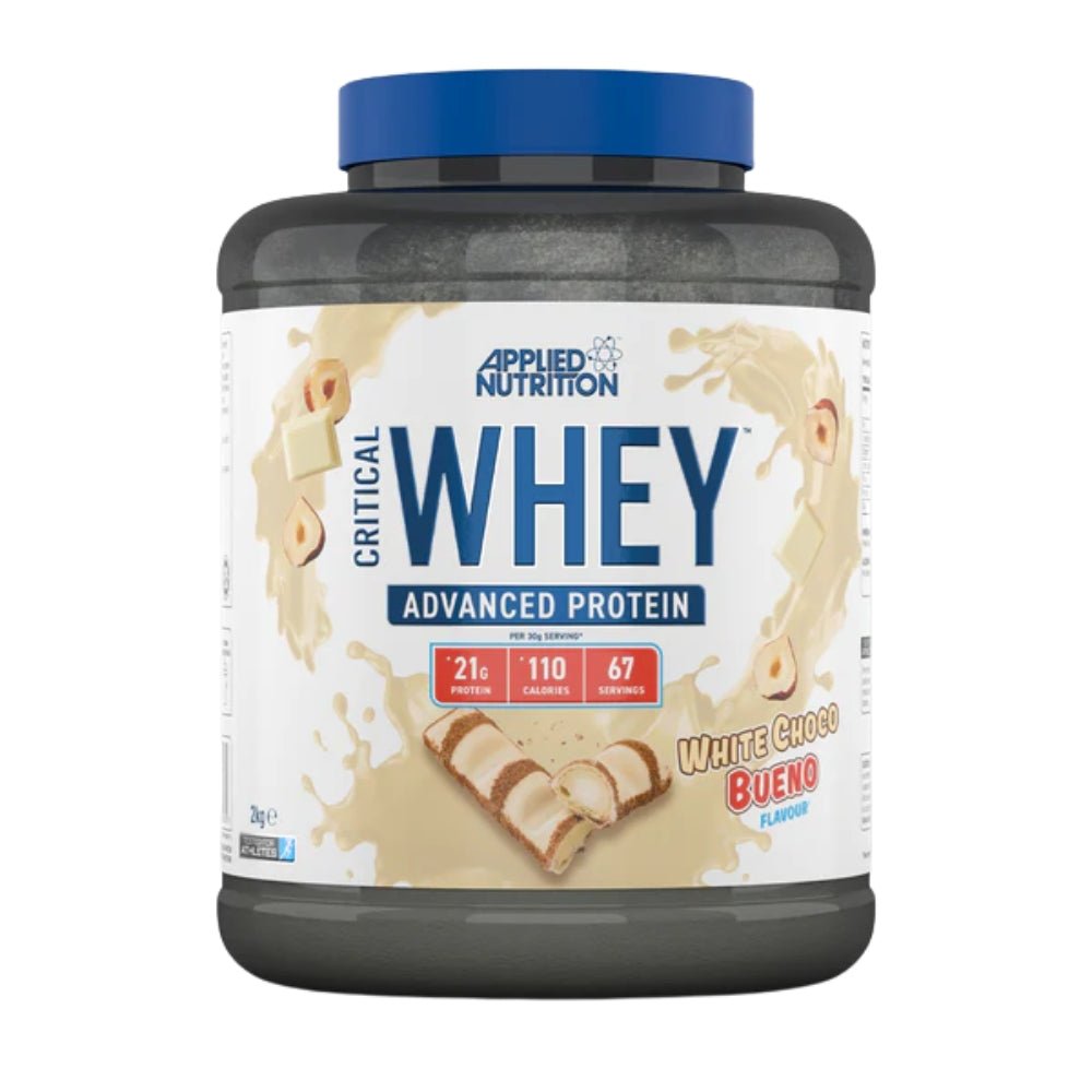 Applied Critical Whey Protein (per 30g scoop: 21g protein, 1.8 carb, 109 cal) HALAL 5056555202630 - The Supplement Warehouse Pte Ltd