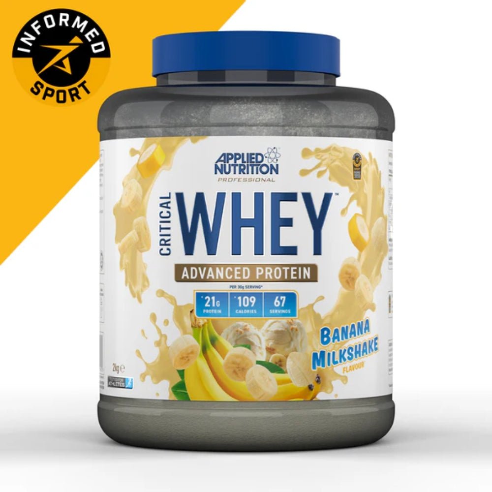 Applied Critical Whey Protein (per 30g scoop: 21g protein, 1.8 carb, 109 cal) HALAL 5056555204672 - The Supplement Warehouse Pte Ltd