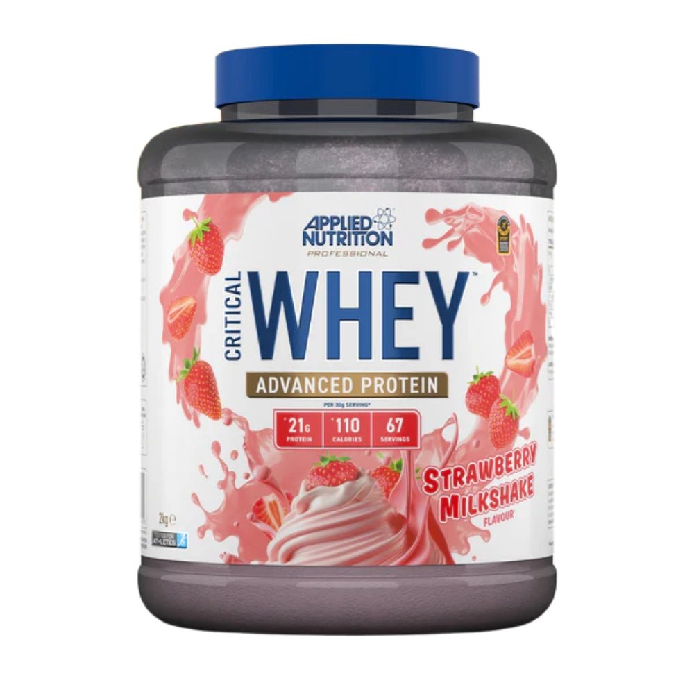 Applied Critical Whey Protein (per 30g scoop: 21g protein, 1.8 carb, 109 cal) HALAL 5056555204702 - The Supplement Warehouse Pte Ltd