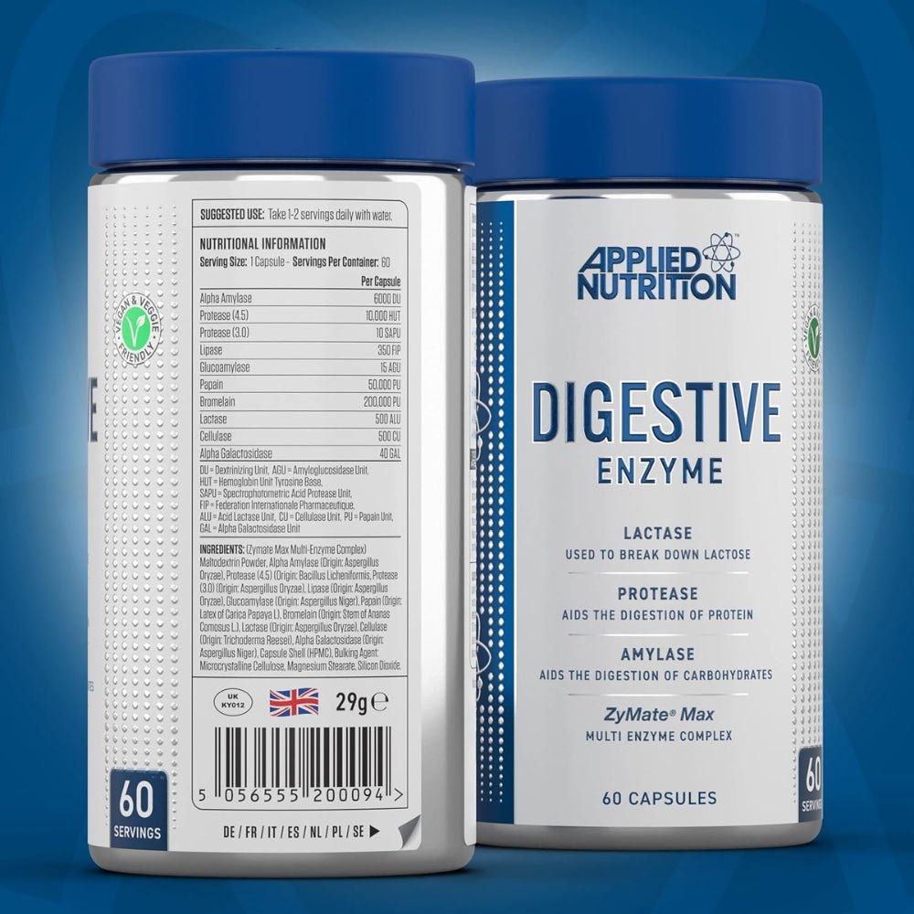 Applied Digestive Enzyme 60 veg caps (HALAL) 5056555200094 - The Supplement Warehouse Pte Ltd