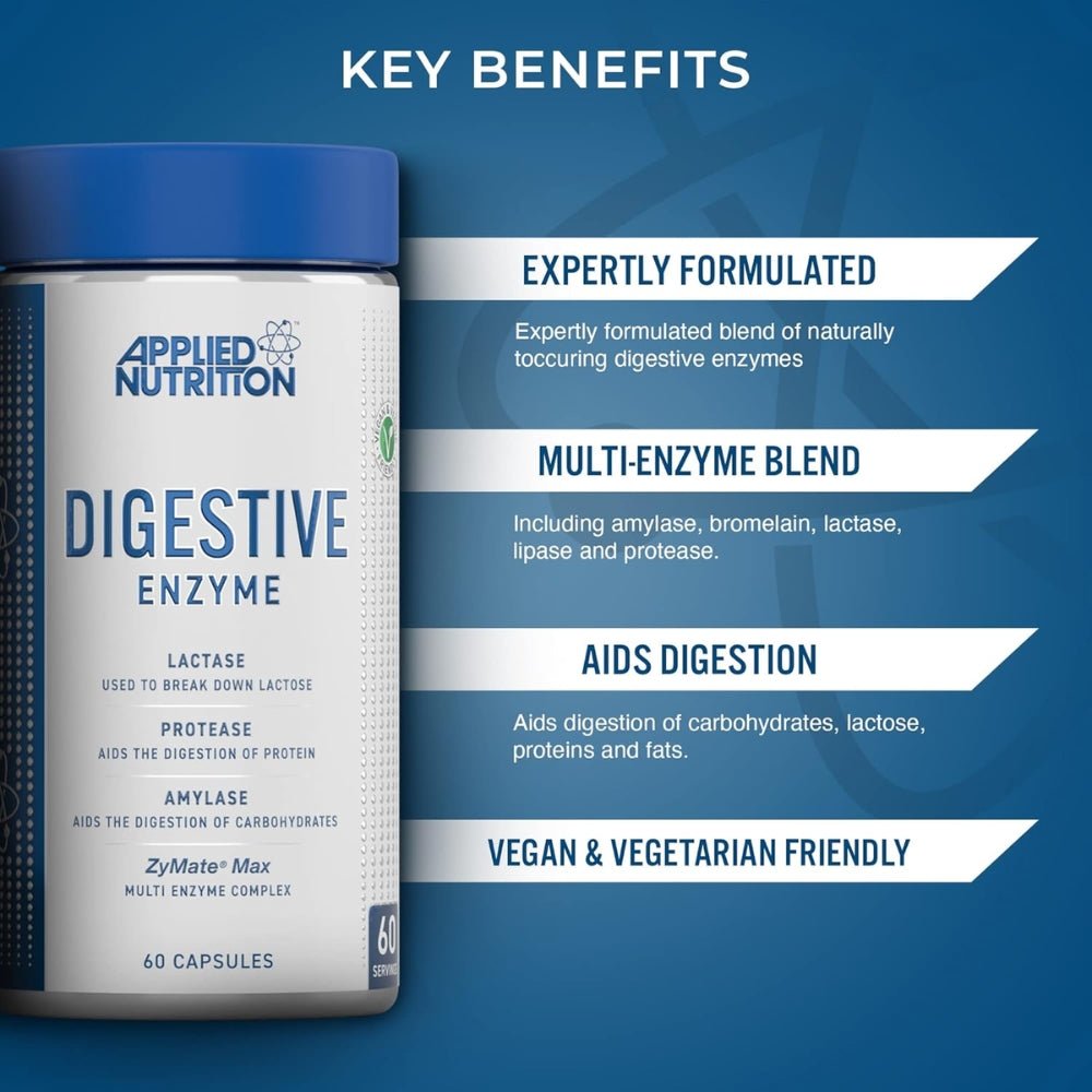Applied Digestive Enzyme 60 veg caps (HALAL) 5056555200094 - The Supplement Warehouse Pte Ltd