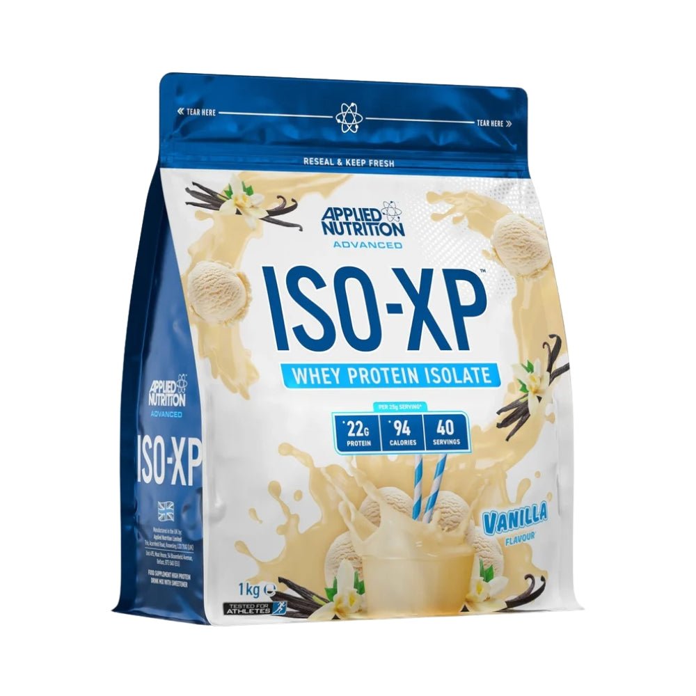 Applied ISO - XP Whey Isolate Grass Fed (per 25g scoop: 21.6g protein, 0.4g carb, 92 cal) HALAL 5056555201343 - The Supplement Warehouse Pte Ltd