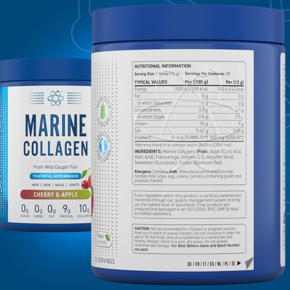 Applied Marine Collagen Powder (from wild caught fish) 25 srv 5056555205280 - The Supplement Warehouse Pte Ltd