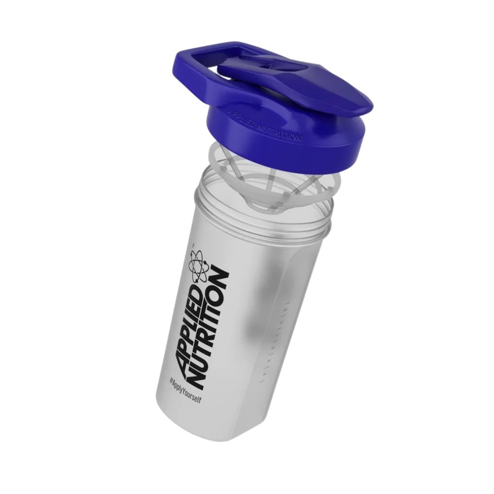 Applied Sports Shaker Blue Top Clear Body 700ml 634158938504 - The Supplement Warehouse Pte Ltd