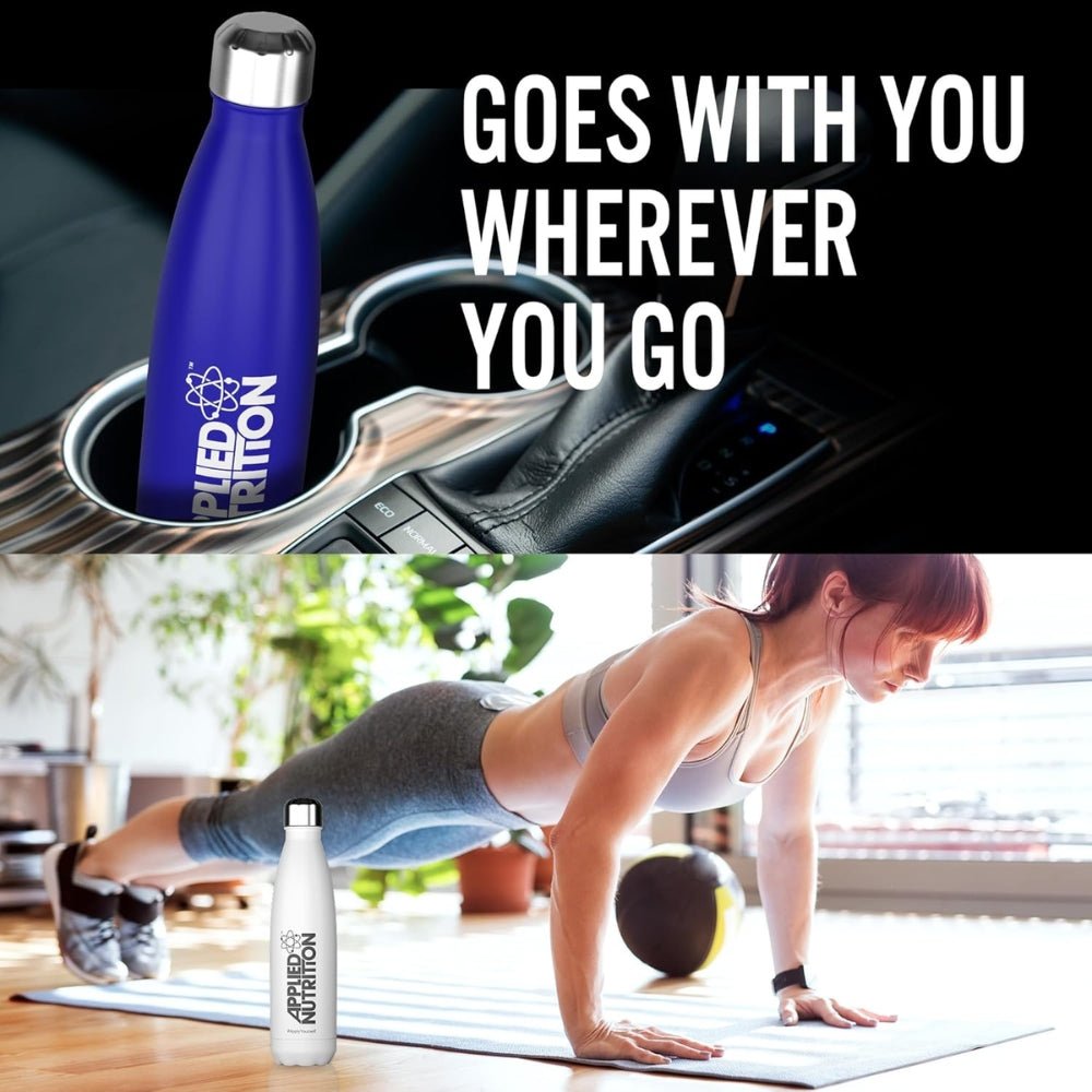 Applied Stainless Steel Flask (with Thermal Insulation) 500ml 5056555206768 - The Supplement Warehouse Pte Ltd