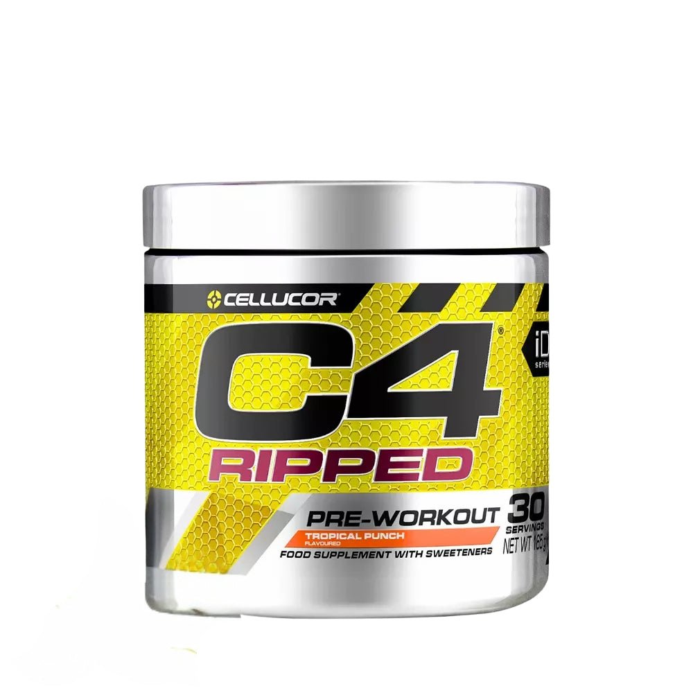 Cellucor C4 Ripped Pre - Workout 30srv (1 srv: 150mg caffeine, 1.6g beta - alanine, 1g arginine) 5056569900188 - The Supplement Warehouse Pte Ltd
