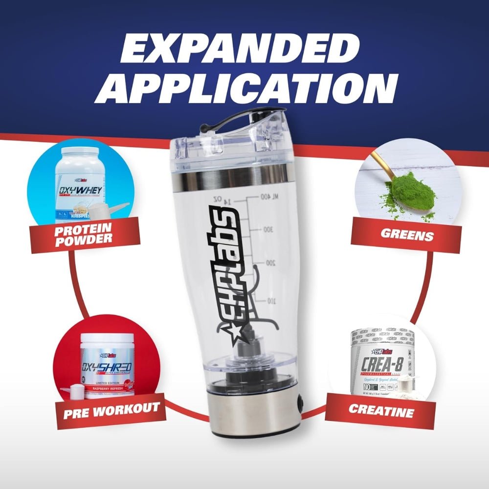 EHP Electric Shaker (AAA Battery Operated) 400 ml 347522782688- The Supplement Warehouse Pte Ltd