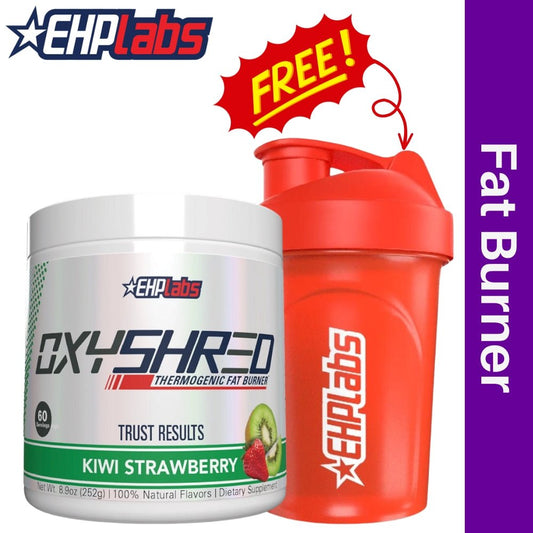 EHP Labs Oxyshred + Free Shaker Bundle - The Supplement Warehouse Pte Ltd