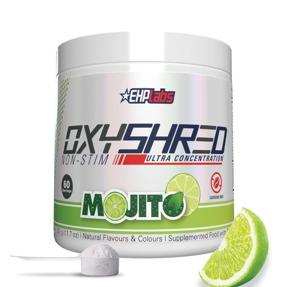 EHP Labs Oxyshred Non - Stim Fat Burner 60 servings (Exp Jul 2025) 810095630606 - The Supplement Warehouse Pte Ltd