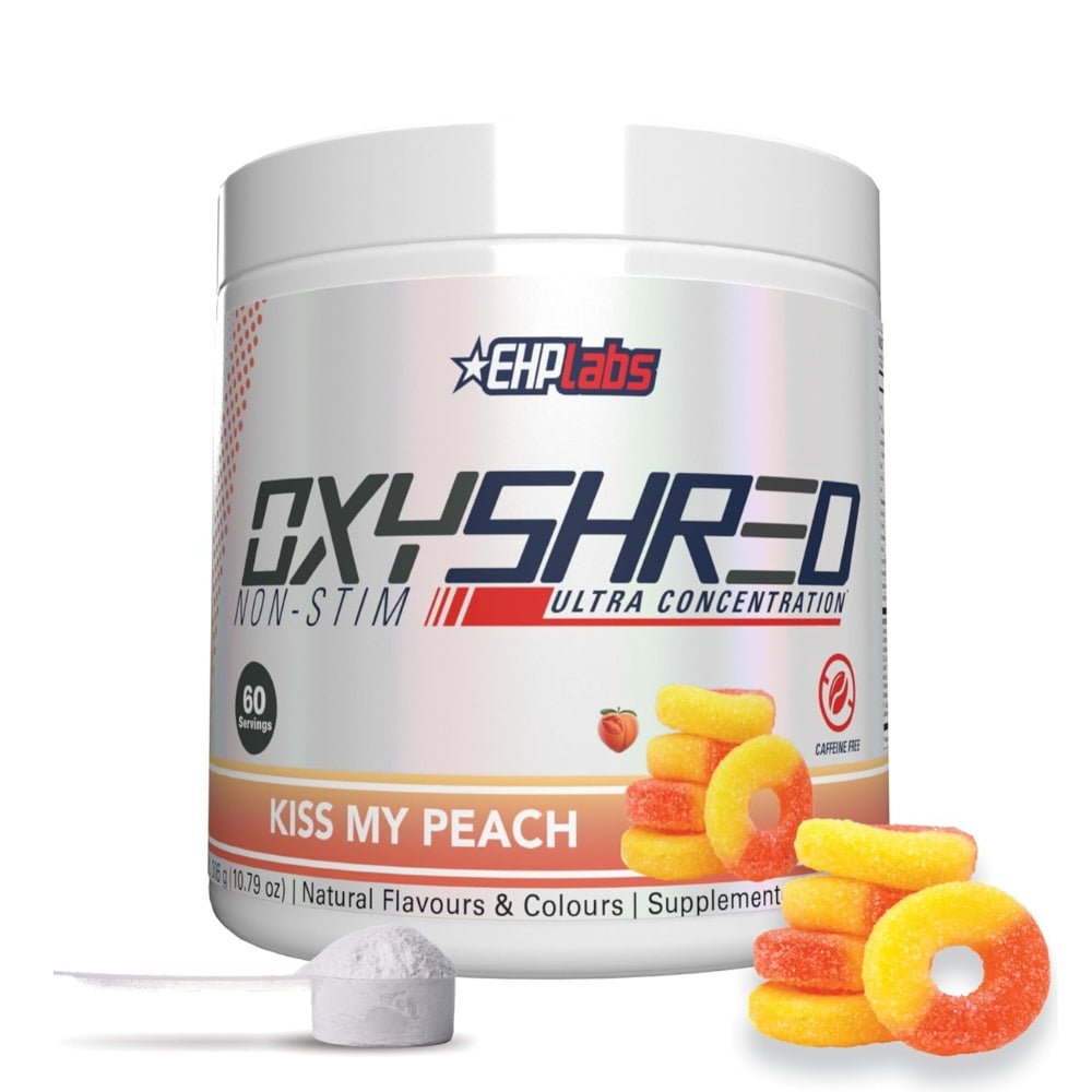 EHP Labs Oxyshred Non - Stim Fat Burner 60 servings (Exp Jul 2025) 858221007960 - The Supplement Warehouse Pte Ltd