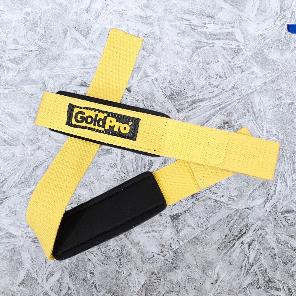 GoldPro Lifting Straps Padded 100% Cotton 879034028836- The Supplement Warehouse Pte Ltd