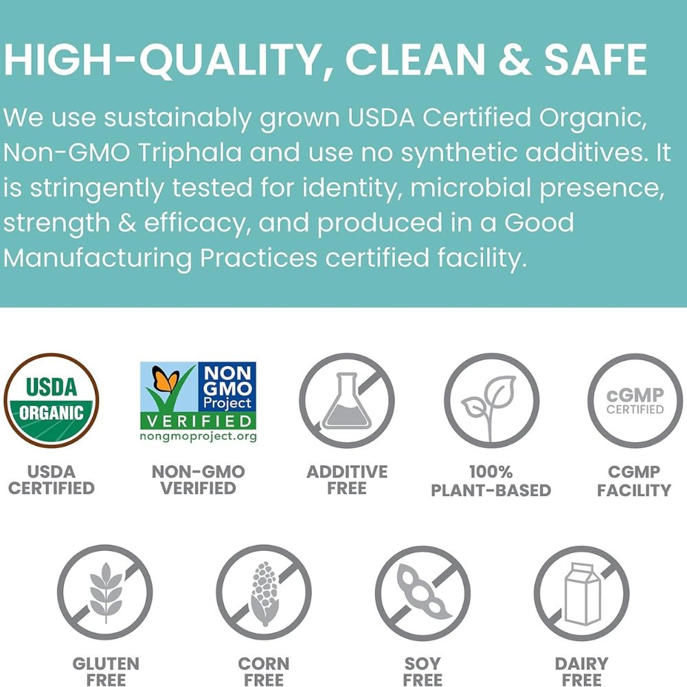 Himalaya Organic Triphala Bowel Wellness 60 veg caplets 605069404013 - The Supplement Warehouse Pte Ltd