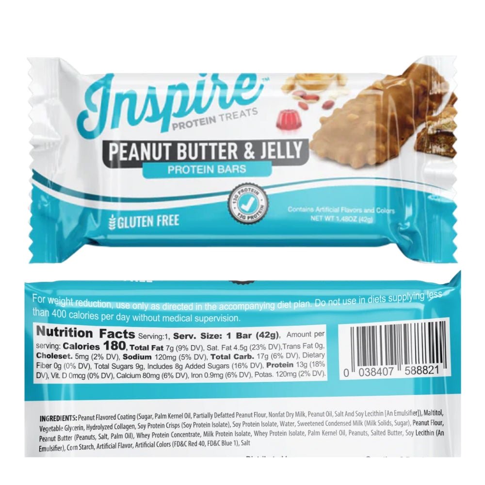 Inspire Protein Bar 40g 038407588777 - The Supplement Warehouse Pte Ltd