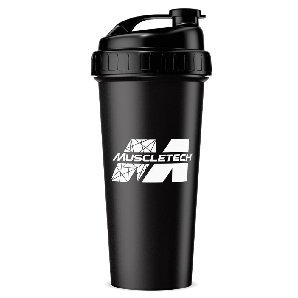 MuscleTech Black New Logo Shaker Cup 631656008531- The Supplement Warehouse Pte Ltd