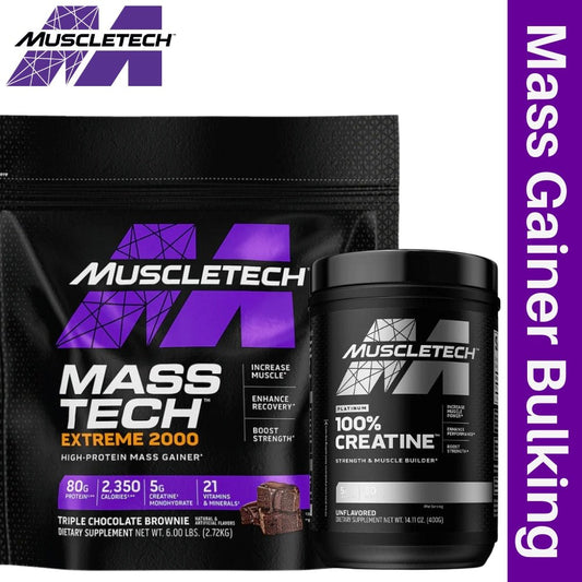 MuscleTech Extreme 2000 6 lb + Creatine 400g + Shaker Bundle - The Supplement Warehouse Pte Ltd