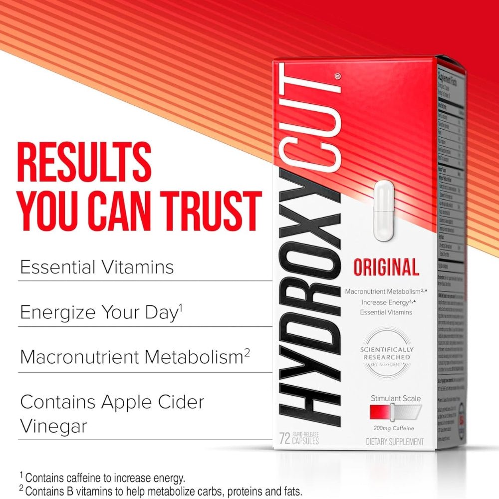 MuscleTech Hydroxycut Original 72 Capsules (Exp Mar 2027) 631656608847 - The Supplement Warehouse Pte Ltd