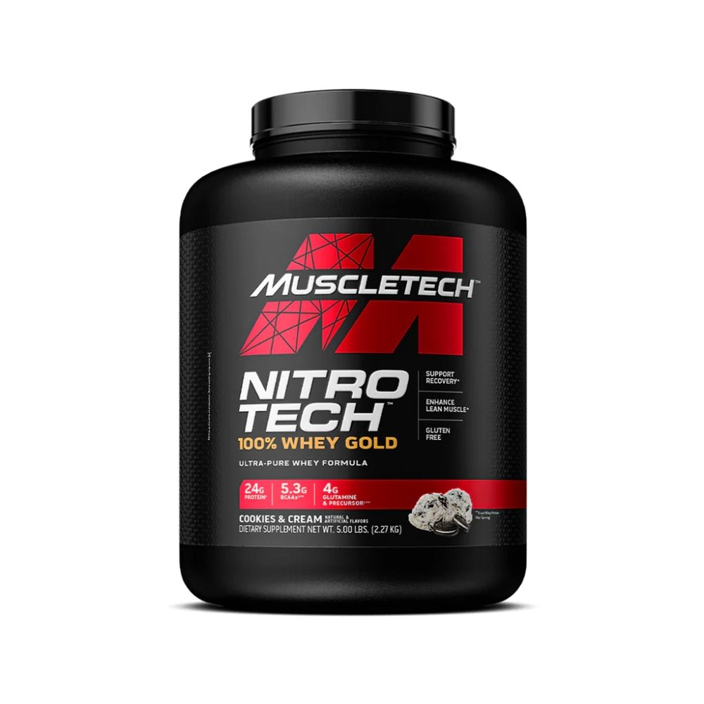 MuscleTech Nitro Tech Whey Gold 5 lbs 631656710489 - The Supplement Warehouse Pte Ltd