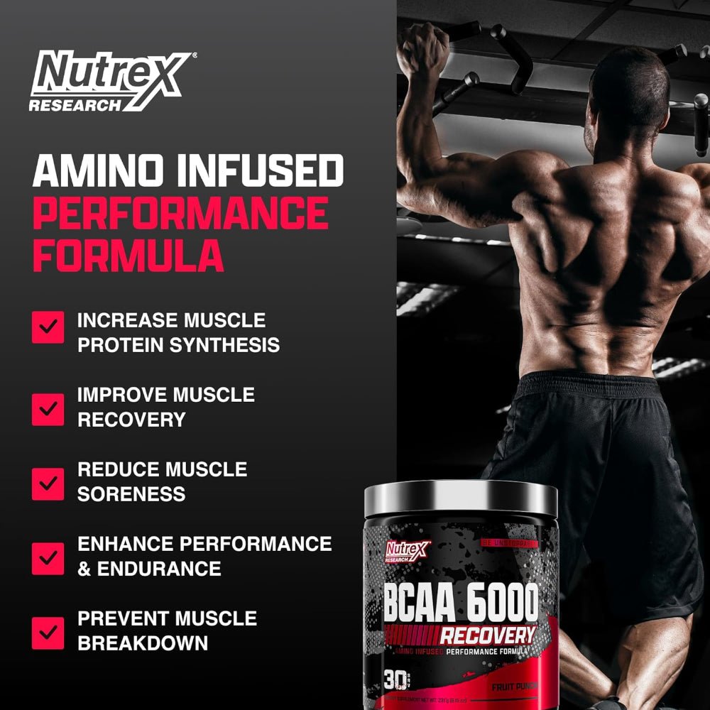 Nutrex BCAA 6000 30 srv 859400007726- The Supplement Warehouse Pte Ltd