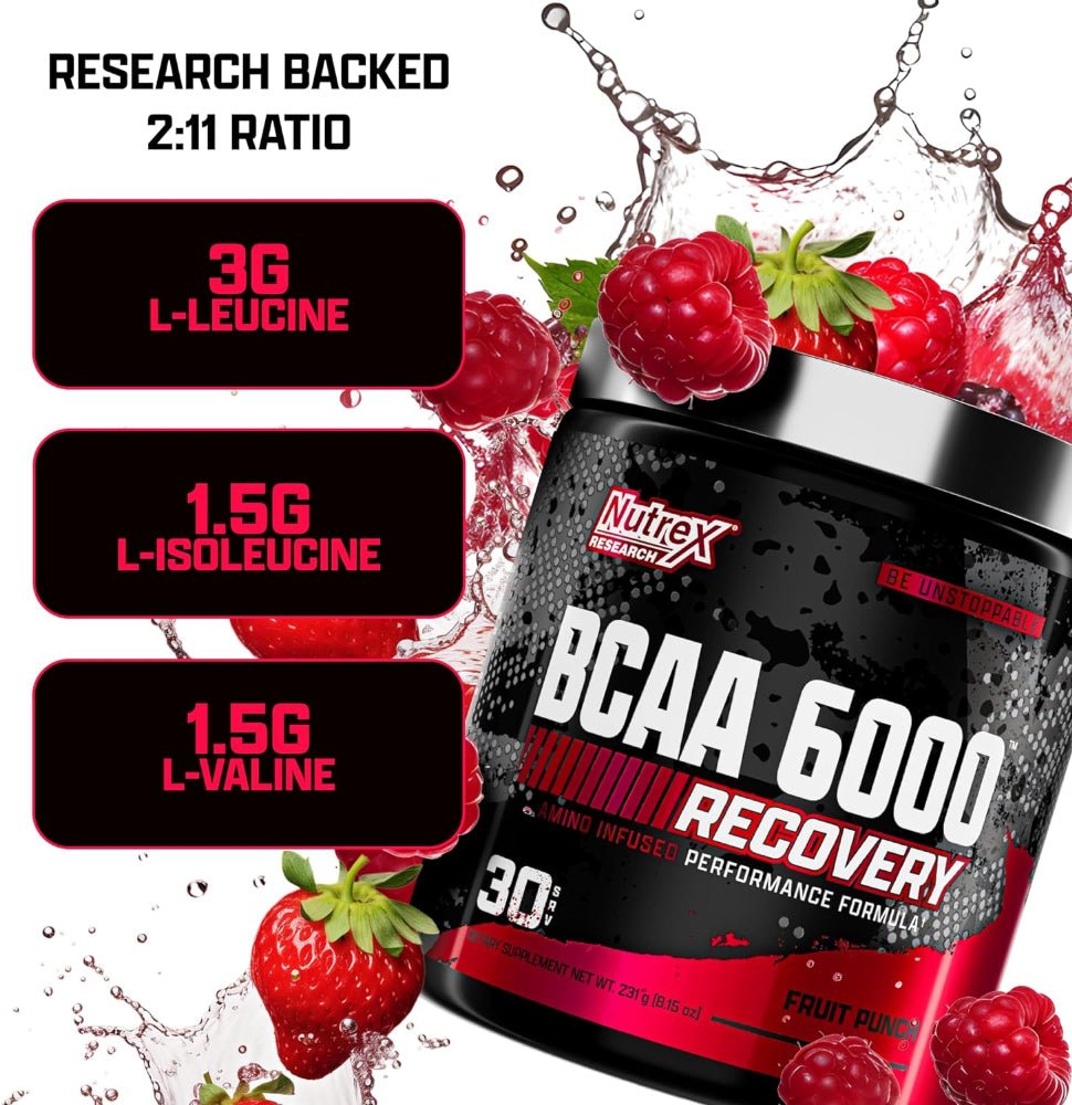 Nutrex BCAA 6000 30 srv 859400007726- The Supplement Warehouse Pte Ltd