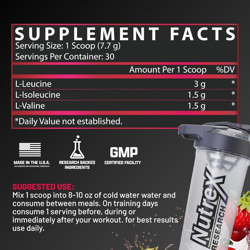 Nutrex BCAA 6000 30 srv 859400007726- The Supplement Warehouse Pte Ltd