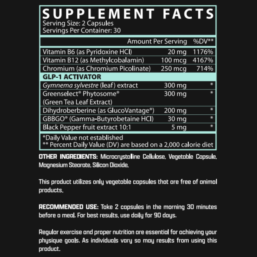 Nutrex Burn30 GLP1+ (weight management & appetite control) 60 veg cap 850046504914 - The Supplement Warehouse Pte Ltd