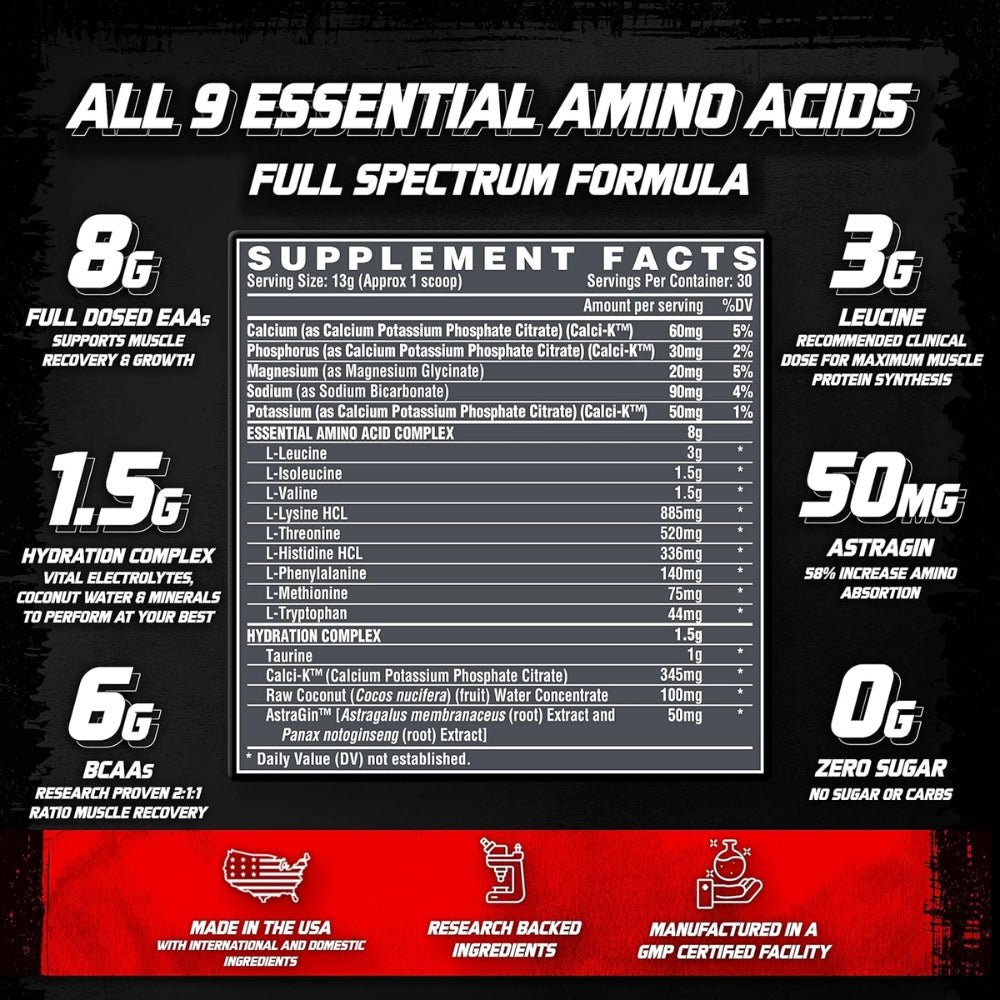 Nutrex EAA + Hydration 30 servings 859400007788- The Supplement Warehouse Pte Ltd
