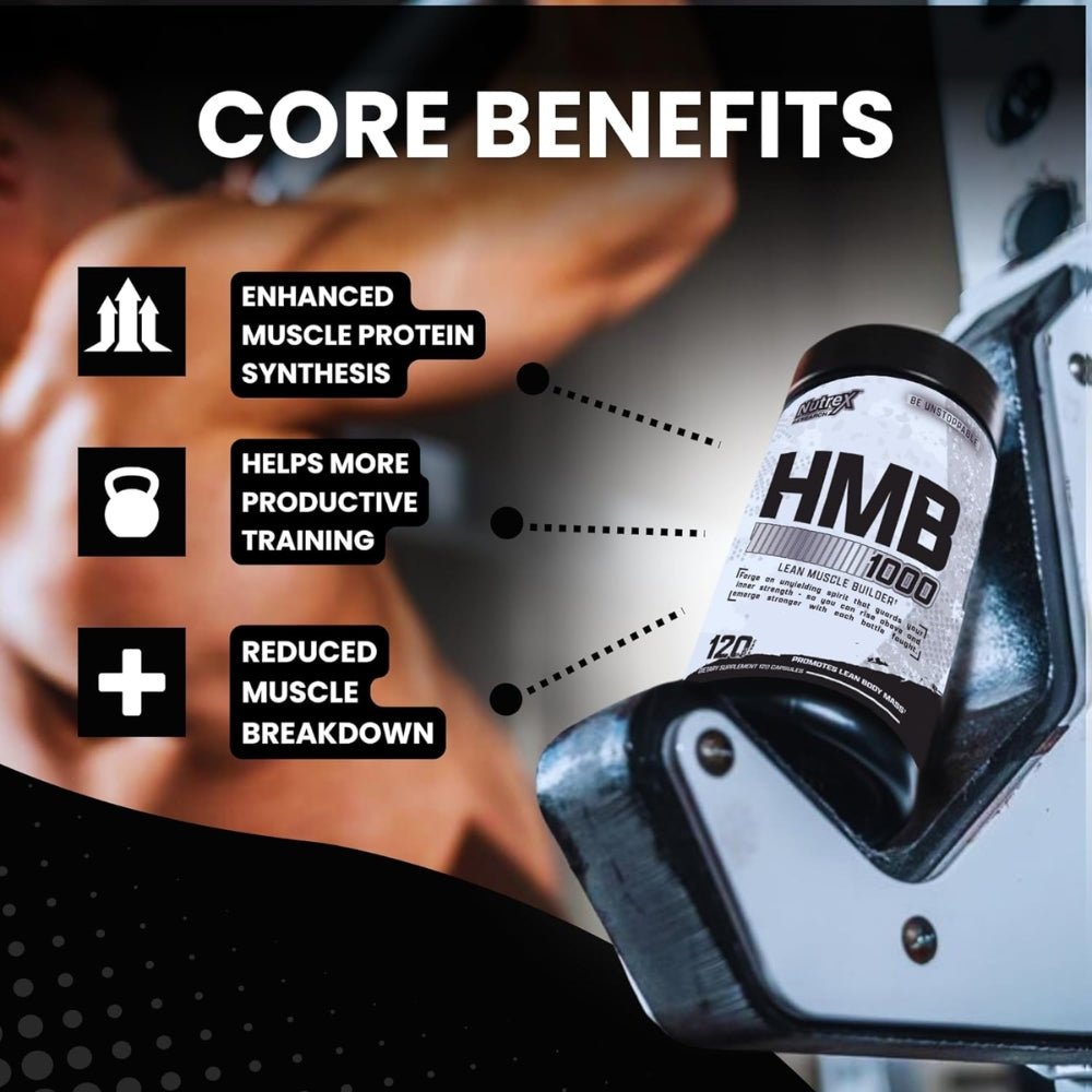 Nutrex HMB 1000 120 caps x01/26 850005755371- The Supplement Warehouse Pte Ltd
