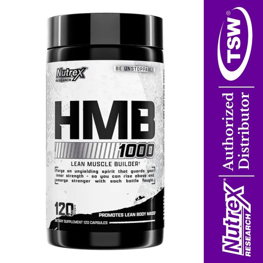 Nutrex HMB 1000 Lean Muscle Builder 120 caps x01/26 850005755371- The Supplement Warehouse Pte Ltd