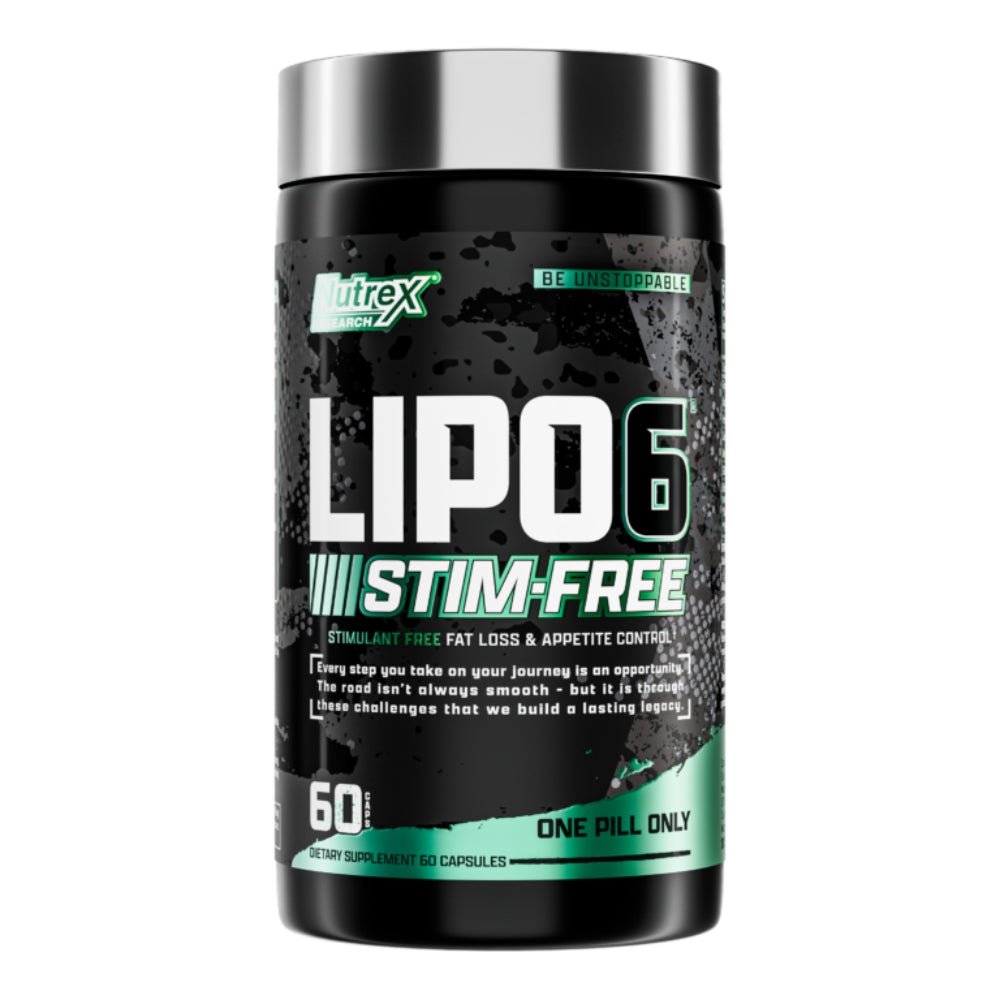 Nutrex Lipo6 Stim Free 60 veg cap 850060362828 - The Supplement Warehouse Pte Ltd